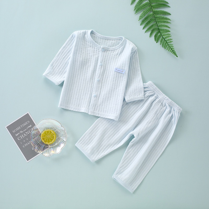 Bộ Tay lửng  Cao Cấp  Cho Bé Trai, Bé Gái Từ 6-16kg Mềm - Thoáng - Thấm Hút Mồ Hôi Cực Tốt- BO83