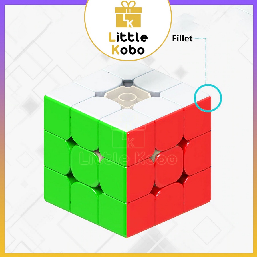 Rubik 3x3 Little Yuxin Magic V2 M 2021 Magnetic Rubic Nam Châm Đồ Chơi Trí Tuệ Trẻ Em Phát Triển Tư Duy - Little Kobo