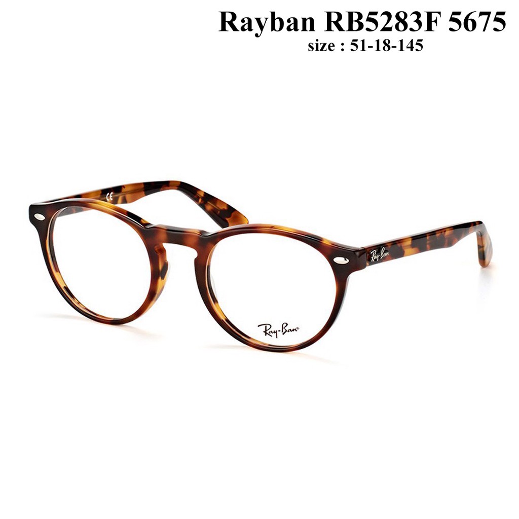 RB5283F 5675 - Gọng kính nam nữ Rayban chính hãng, thiết kế dễ đeo bảo vệ mắt