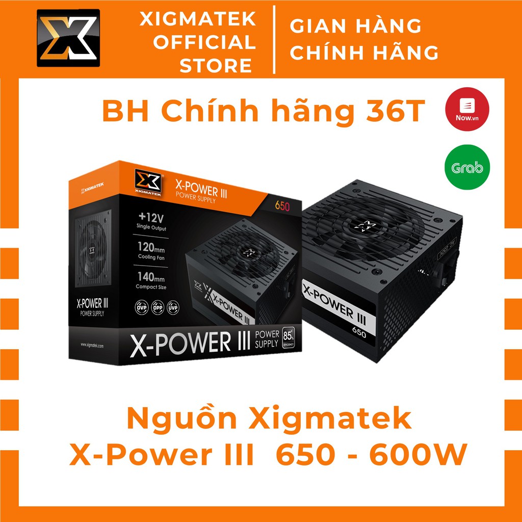Xigmatek X650 - Nguồn máy tính Xpower III, CST 600W, BH chính hãng 36 tháng - Xigmatek Official Việt
