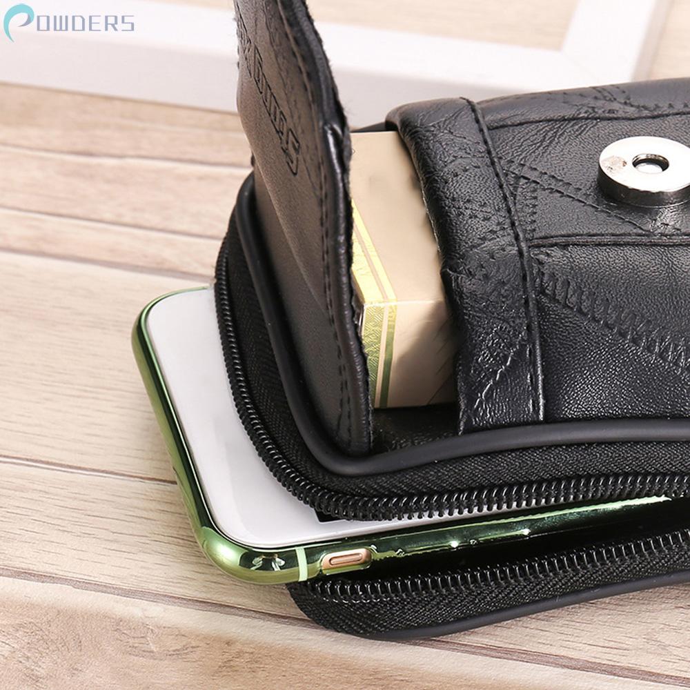Túi da đựng điện thoại 6.5inch đeo hông tiện lợi
