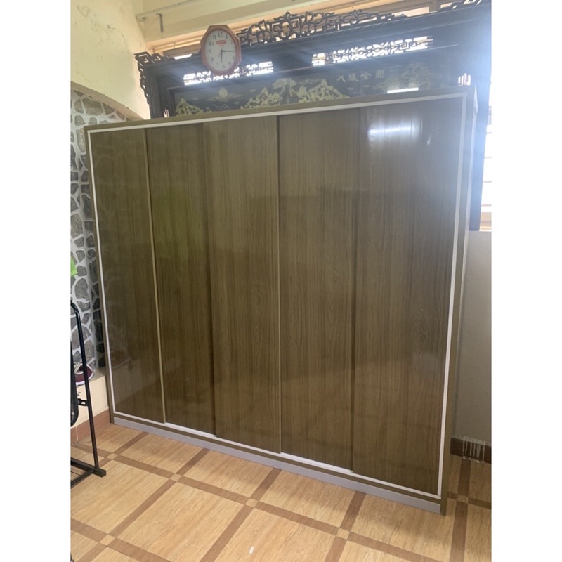 Tủ quần áo nhựa cánh lùa 5 cánh chống mối mọt, ẩm mốc, cong vênh 180 x 200 x 51 cm - Tủ Nhựa Hoa Sen