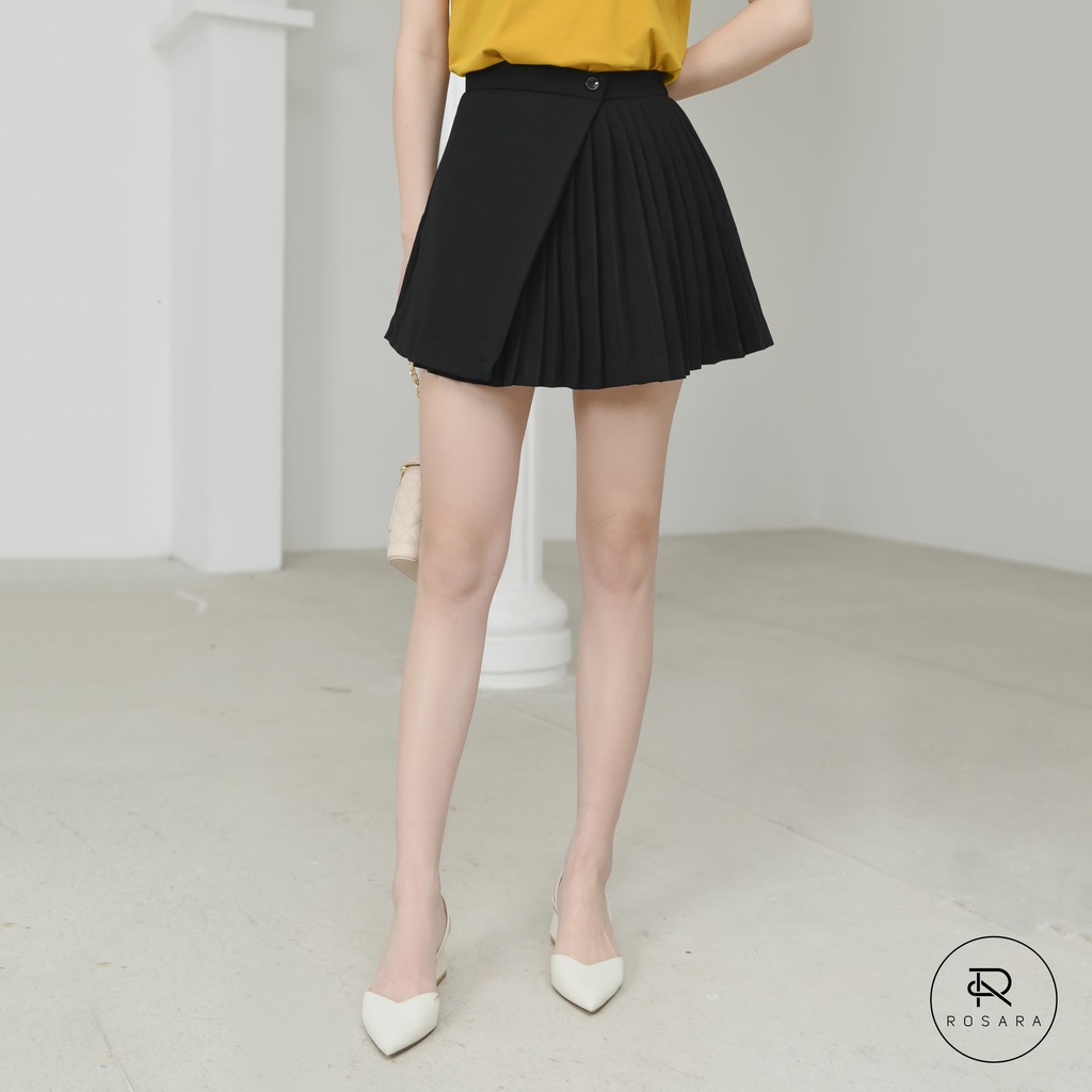 Chân váy vạt xếp li ROSARA SP96
