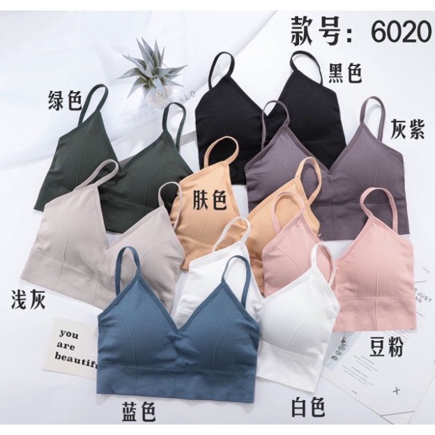 ÁO BRA TẬP THỂ THAO TẬP GYM. Kiểu Áo Croptop Free size từ 40-55kg co giãn theo body | WebRaoVat - webraovat.net.vn