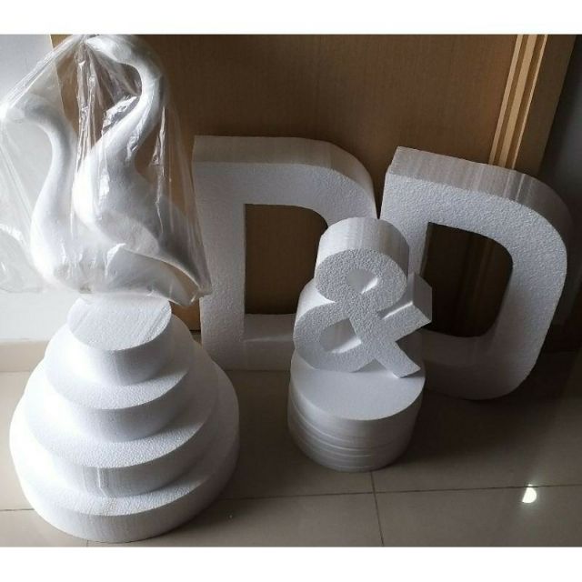 Xốp tròn cao 5cm làm DIY bánh kem giả, nowship trong ngày