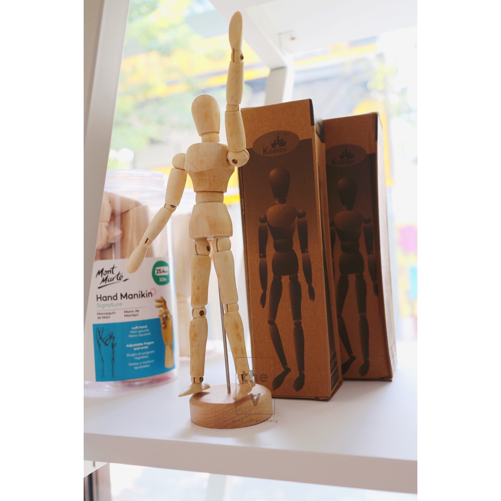 Hình nhân/ Mannequin/ Mô hình người bằng gỗ Kuelox - 10/ 20cm