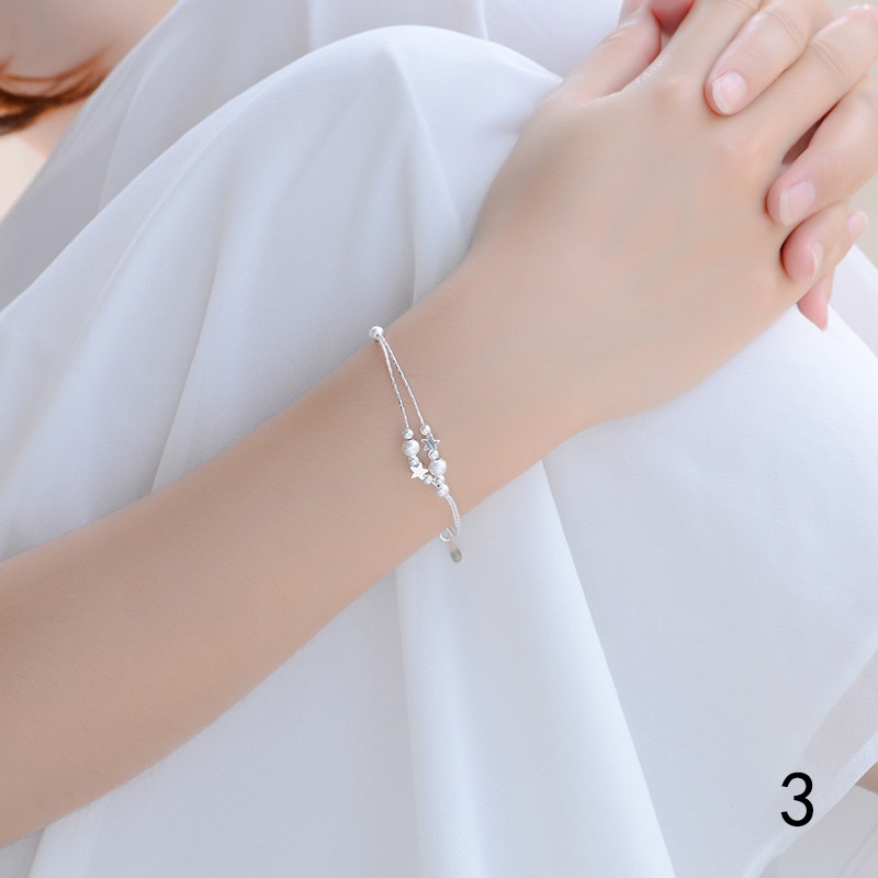 Vòng tay bạc 925 50 mẫu mã phong cách Hàn Quốc độc đáo cho nữ