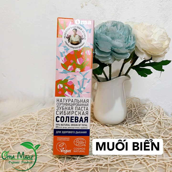 Kem Đánh Răng Hữu Cơ Bà Già Nga 75ml