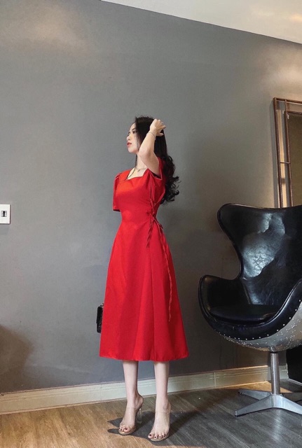 Đầm váy freesize đan dây eo 8 màu