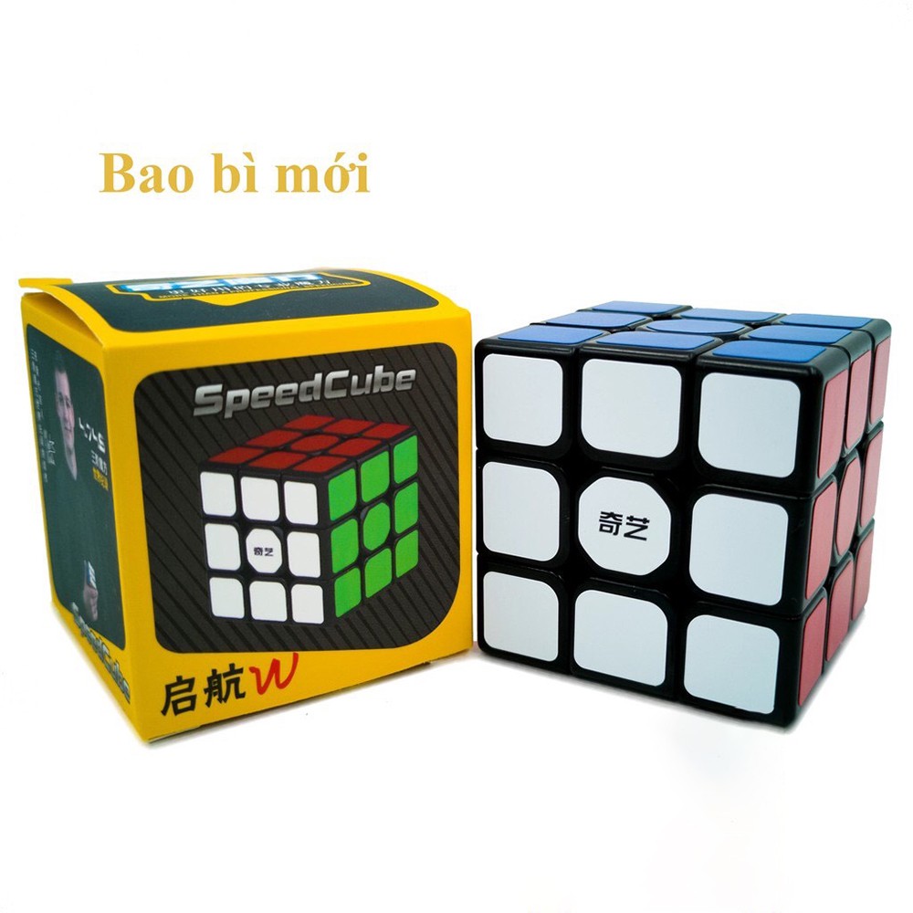 Rubik 3x3 Qiyi khối lập phương rubik ma thuật 3 tầng cube Stickerl