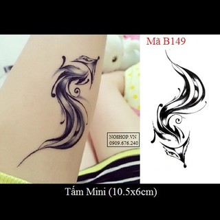Hình xăm dán con cáo B149