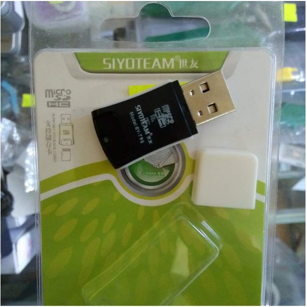 Đầu Đọc Thẻ Nhớ (Reader) MicroUSB Siyoteam SY-T98 Chính Hãng