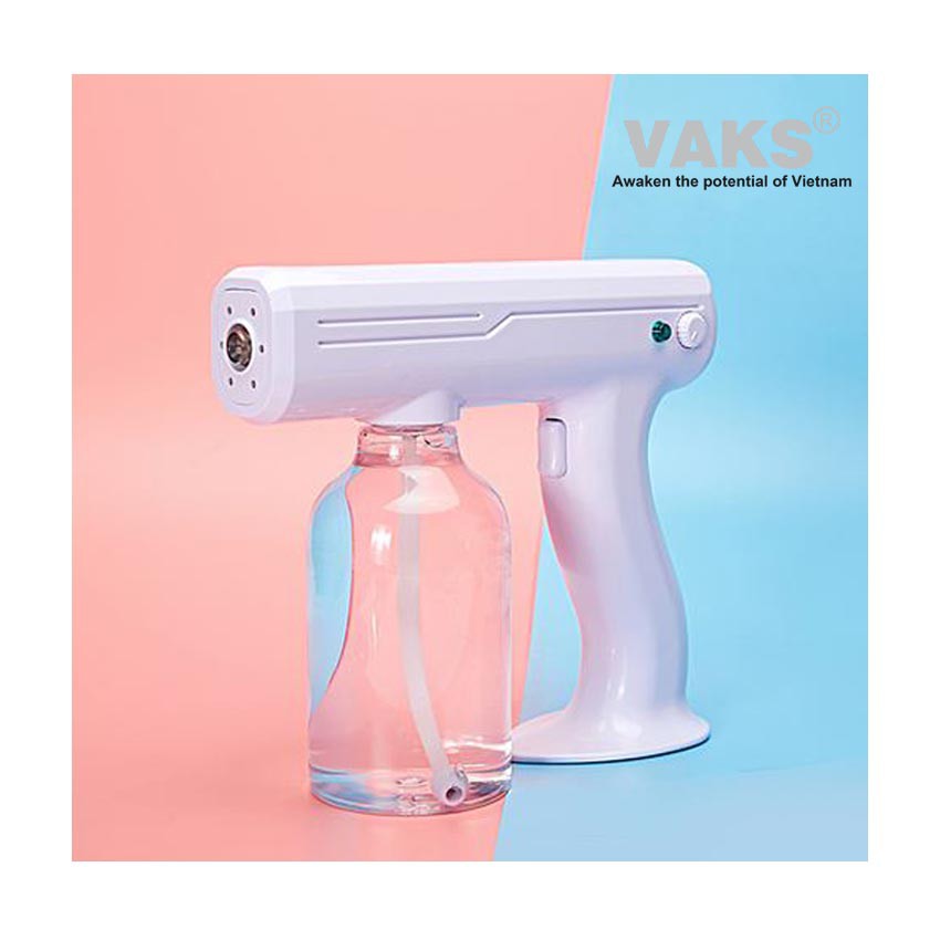 Máy Xịt Khuẩn Cầm Tay VG-802, Công Suất Mạnh, 6 Tia UV  Nano Blue Light - tia xịt nhiễn dạng hơi nước