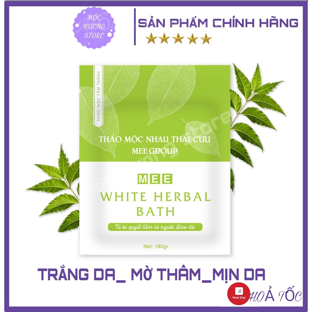 Thảo Mộc Tắm Trắng Nhau Thai Cừu - Mee Natural- Hàng chuẩn