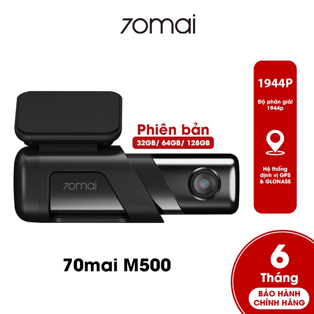 Camera hành trình 70mai dash cam M500 1944P GPS TẦM NHÌN BAN ĐÊM ADAS Chế