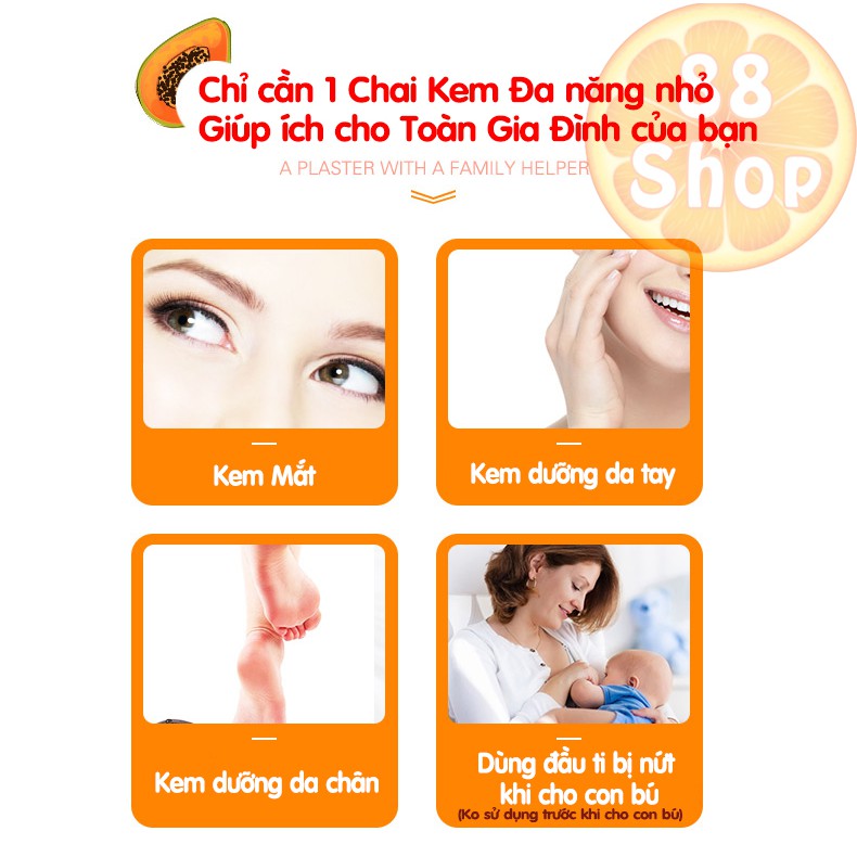 Dưỡng môi Kem Đu Đủ Đa năng REAL PAW PAW Úc [ 119 K ]