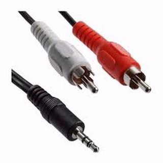 [FREESHIP 99K]_Dây Loa 1 Ra 2 Dài 1.5M - Dây Loa 1 Đầu 3.5mm, 2 Đầu Hoa Sen