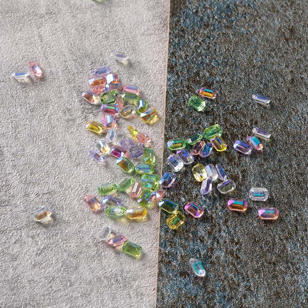 [Hàng mới về] Đá đính trang trí móng nhiều màu sắc trong suốt lấp lánh DIY