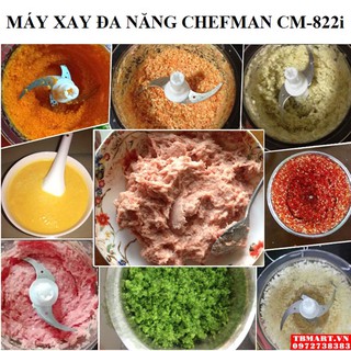 Máy Xay Thịt Đa Năng Chefman CM-822i