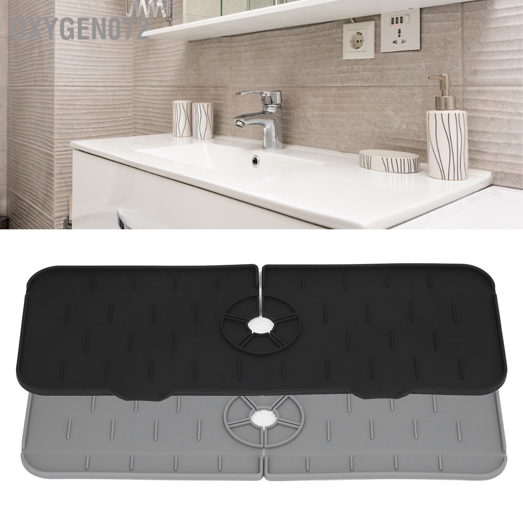 Oxygen072 Vòi hấp thụ Mat có thể rửa được bằng silicon tái sử dụng Bàn làm việc hứng nước cho phòng tắm nhà bếp RV
