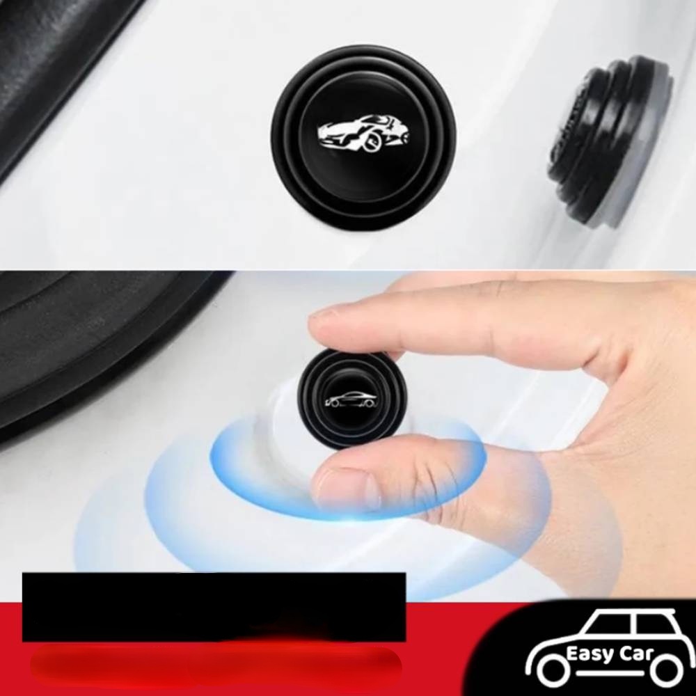 Nút giảm chấn đóng cửa ô tô có Nút giảm lực đóng cửa xe hơi - Đệm giảm chấn ô tô - Miến dán chống xốc Phụ Kiện Chặn Cửa Xe Hơi Bằng Cao Su Silicon Chống Sốc Tiện Dụng Đệm giảm chấn ô tô - Nút giảm lực đóng cửa xe ô tô- Miến dán chống xốc