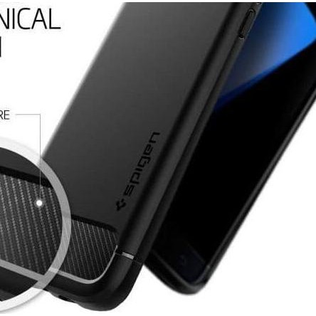 Ốp Lưng Chống Sốc Spigen Cho Galaxy S7 Edge Đen