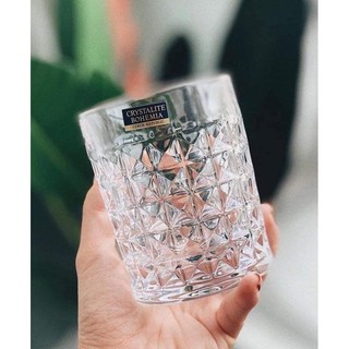 Set 6 cốc Bohemia Diamond 230ml (Dòng kim cương- Đỉnh cao của pha lê cao cấp)