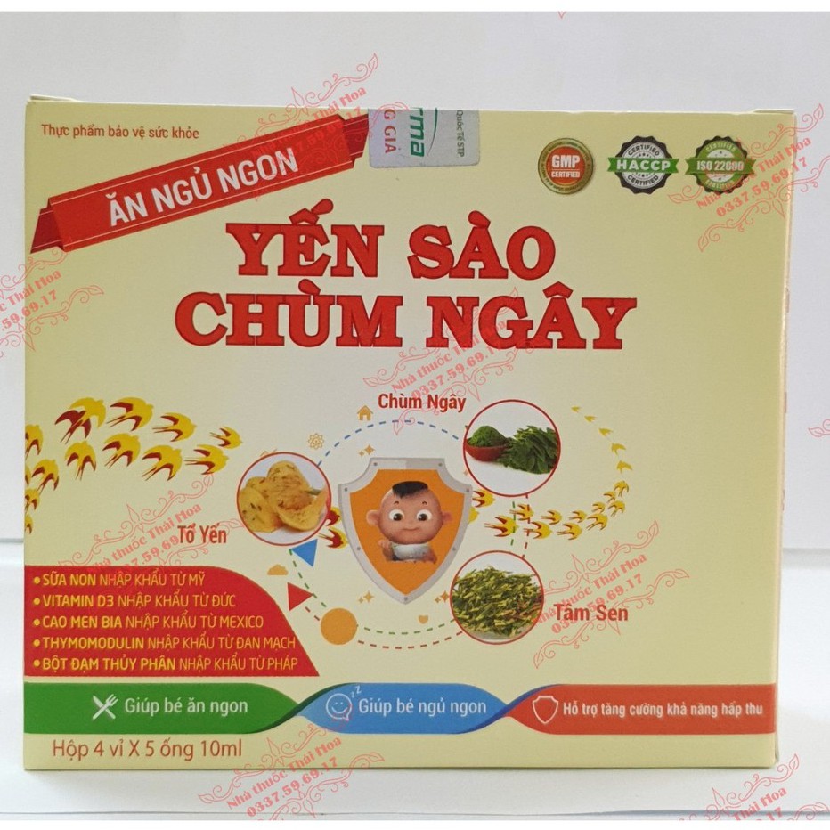 YẾN SÀO CHÙM NGÂY - GIÚP BÉ ĂN NGON NGỦ NGON - TĂNG CƯỜNG MIỄN DỊCH