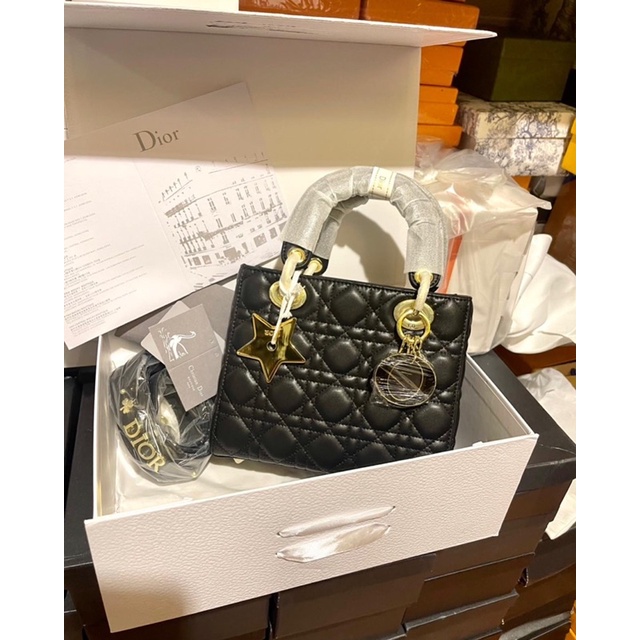 TÚI XÁCH NƯ KIÊM ĐEO CHÉO KÈM Ô TRÁM DIOR LADY DA MỊN SIZE 21 DA THẬT FULLBOX HÀNG VIP SMANO