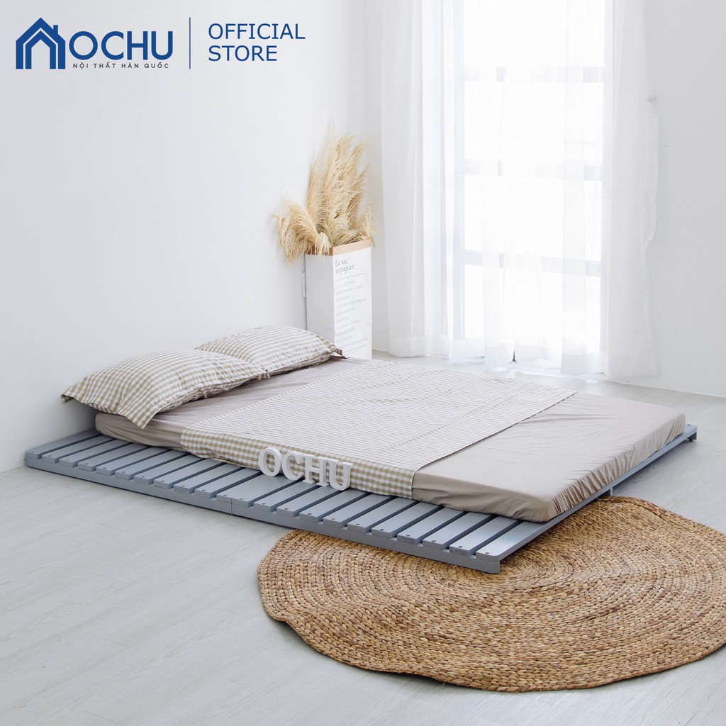 Giường Ngủ Pallet Gỗ Thông OCHU - Nancy Bed - Grey | BigBuy360 - bigbuy360.vn
