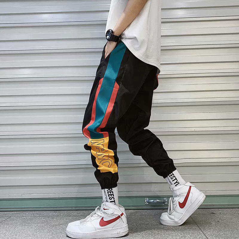Quần dáng rộng có túi thiết kế phong cách hiphop thời trang cho nam