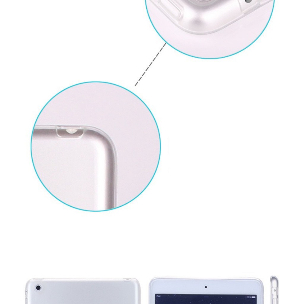 ốp ipad Silicon trong suốt ốp lưng ipad Pro 12.9/11/10.5/Air 3/10.2 gen 7/8...MART CASE | BigBuy360 - bigbuy360.vn