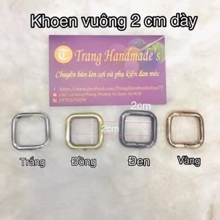 Khoen vuông 2 cm