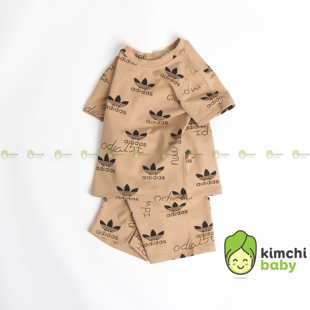 Đồ Bộ Bé Trai, Bé Gái Minky Mom Vải Cotton 100% Họa Tiết DAS IDW Sang Chảnh, Bộ Cộc Tay Cho Bé Mùa Hè MKM2121