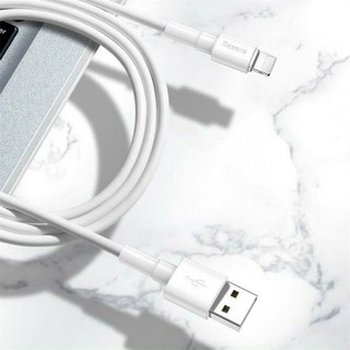 Cáp Sạc Nhanh Siêu Bền Baseus Mini White cổng Type C, Lightning/ Micro USB ( Quick Charging & Sync Data TPE Cable )