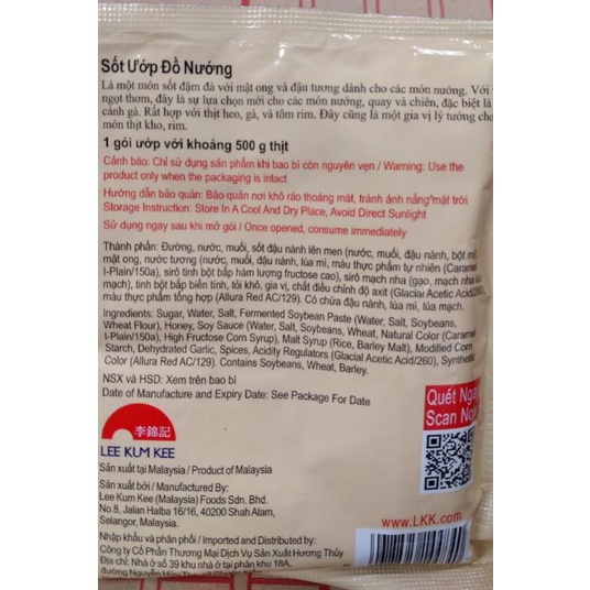 Sốt Ướp Đồ Nướng Lee Kum Kee gói 45g