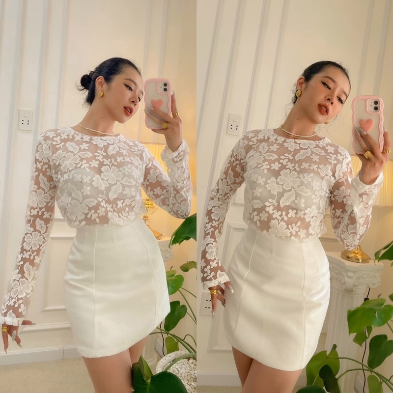 SET HOA REN NỔI ĐẬM NÉT QUÝ BÀ THANH LỊCH C2476