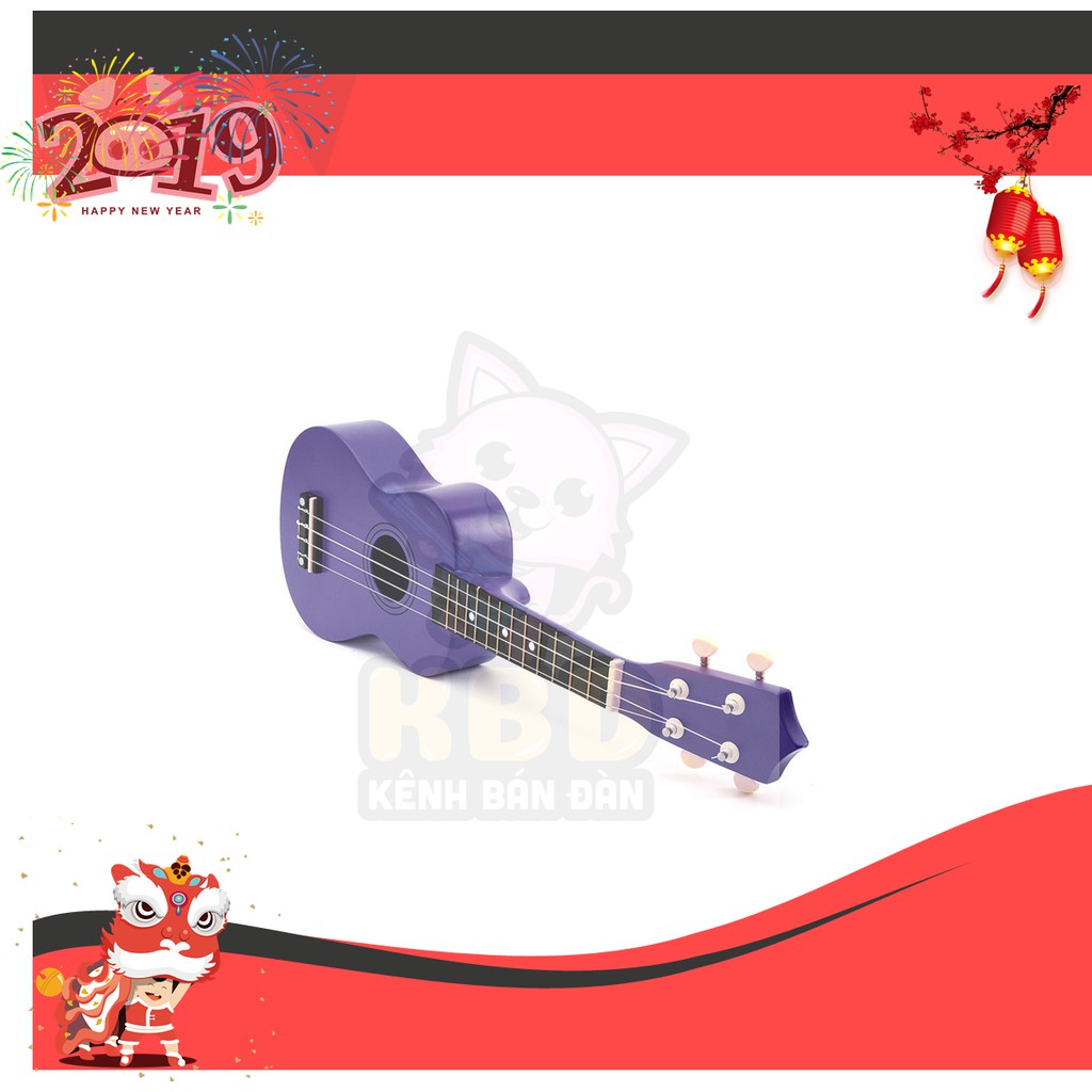 Đàn Ukulele 21&quot; Màu Cam Hemei