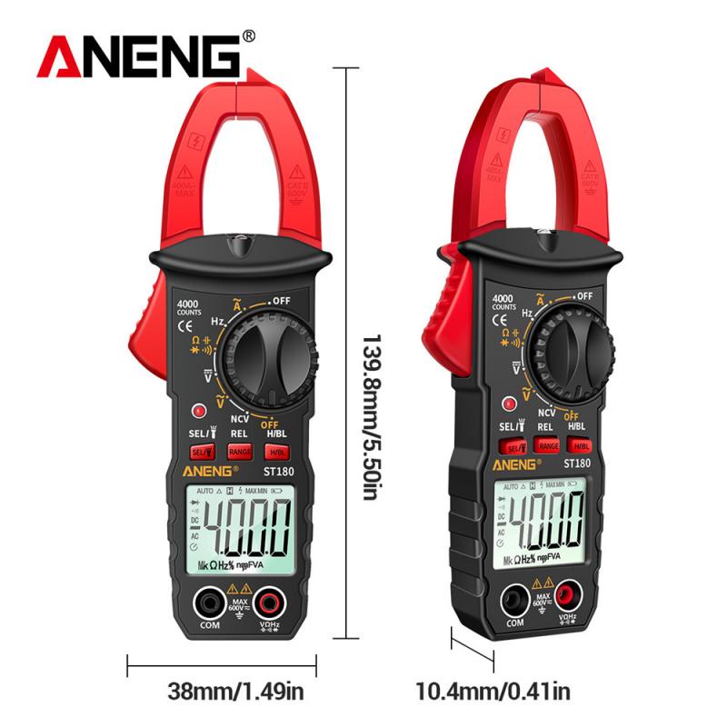 Đồng hồ kẹp dòng vạn năng ANENG ST180 cao cấp