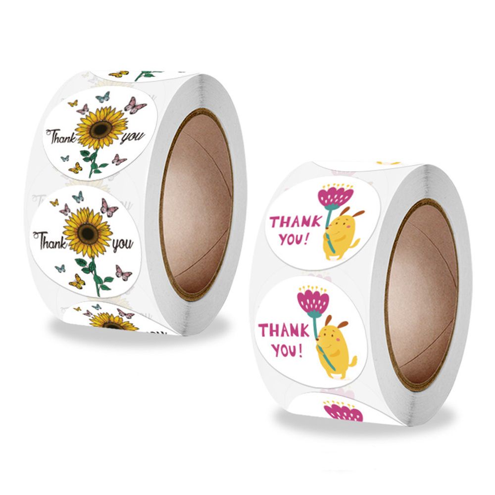 Nhãn Dán In Chữ Thank You Dùng Trang Trí Sổ Tay Diy