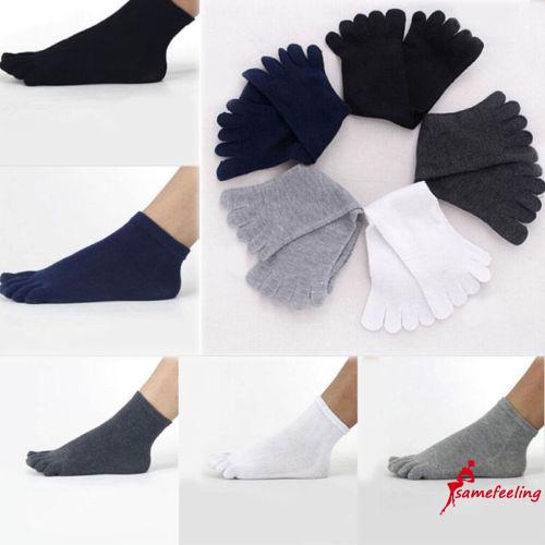 SF♫1 Pair Mens Womens Socks Sports Ideal For Five 5 Finger Toe Shoes Fashion Socks