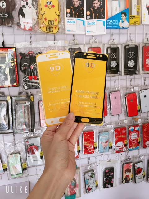 Kính cường lực J7 Pro Full màn hình, Full keo Tặng Phụ kiện