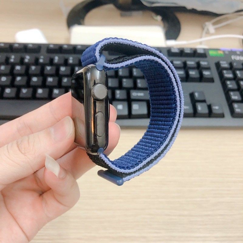 Dây đeo VẢI  Sport Loop cho Apple Watch SERIES 1 2 3 4 5 6 kích thước 38mm 40mm 42mm 44mm