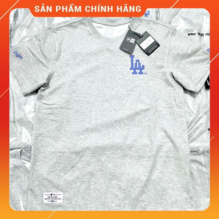 Áo Thun New Era Logo LA Lego Xám