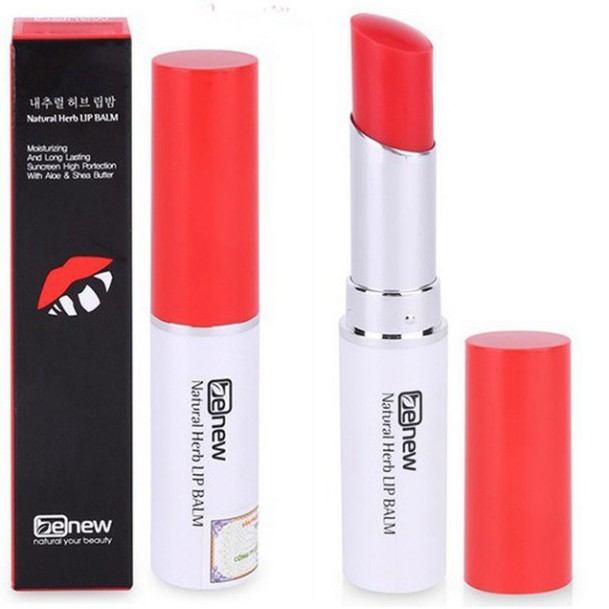 Combo 2 thỏi son dưỡng mềm môi, không chì, lên màu nhẹ nhàng Benew Natural Herb Lip Balm Hàn Quốc 4g/Thỏi