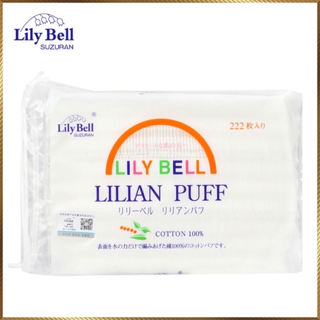 Bông tẩy trang LiLy Bell 222 miếng