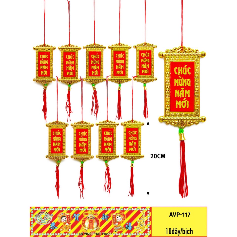 Thẻ Bài, khánh treo,liễn treo trang trí tết, oản tài lộc,làm tỏi