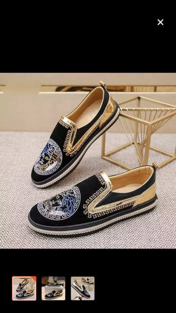 Giày lười nam mặt versaaacc | BigBuy360 - bigbuy360.vn