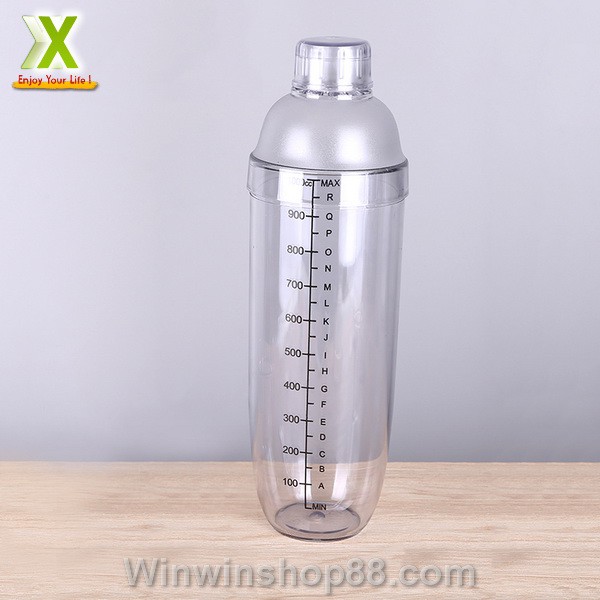 Bình pha chế trà sữa Shaker 1L (loại tốt) dụng cụ pha chế bình bartender Asam