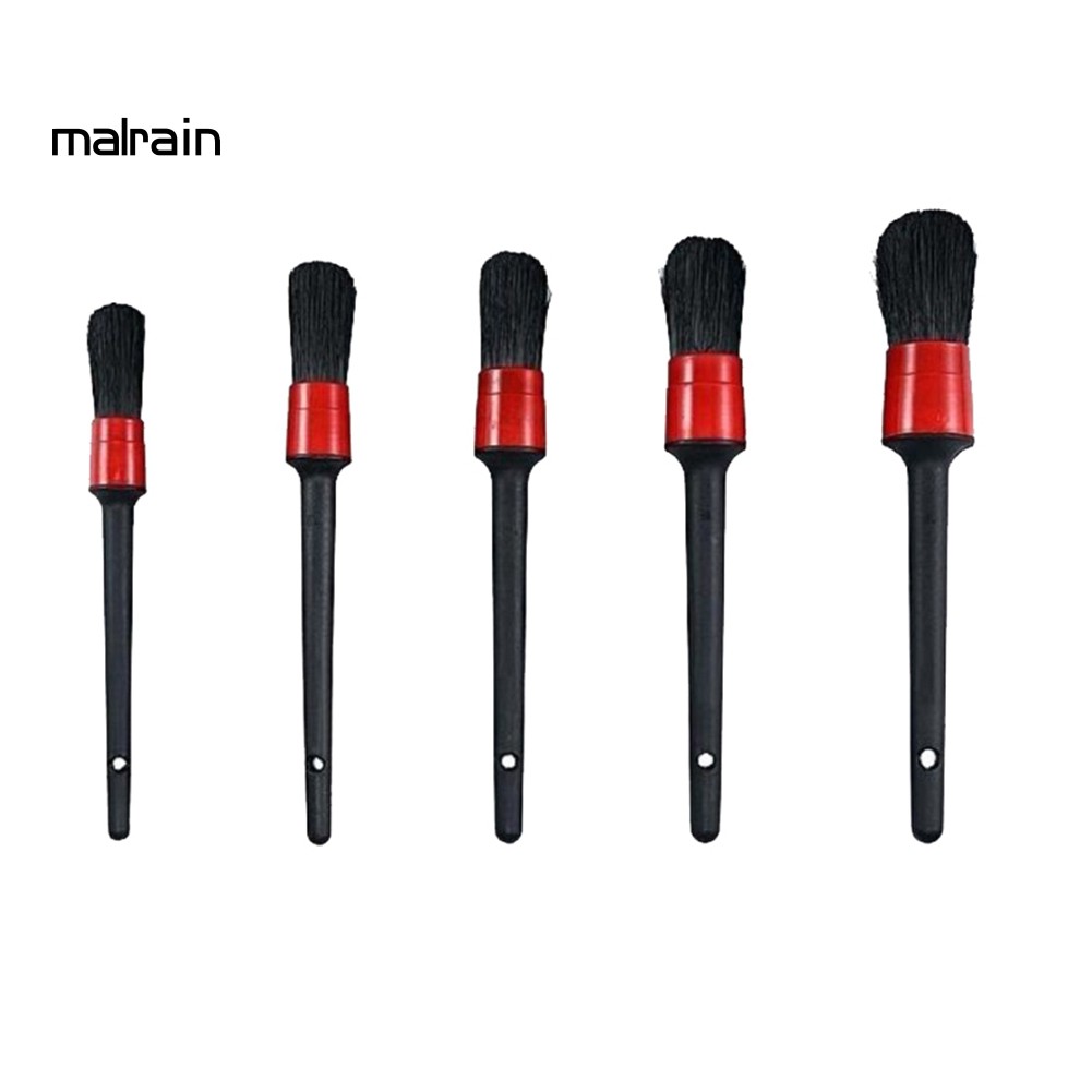 Bộ 5 Cọ Rửa Vệ Sinh Nội Thất Xe Ô Tô Tiện Dụng